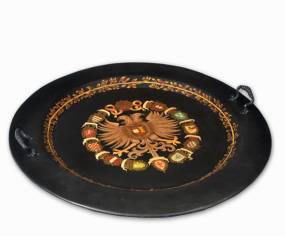 LARGE IRON TRAY- EAGLE DESIGN